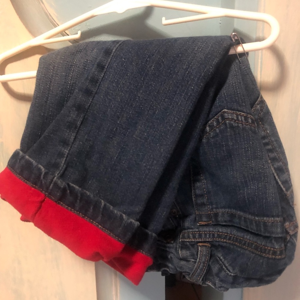 Boys 2t Old Navy Denim & Flannel pants 2t